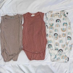 SpearmintLOVE sleeveless bodysuit bundle